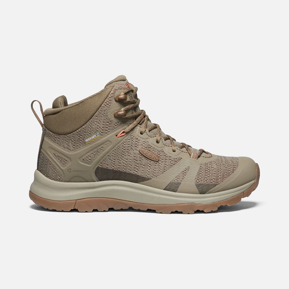 Keen Outdoor Bot Kadın Haki - Terradora Ii Waterproof - Türkiye KUPM27493